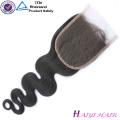 Cuticle Aligned Natural Black Color Hair Products For Black Women Lace Closure